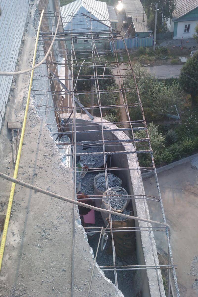 капитальный ремонт балконной плиты